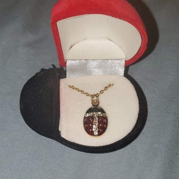 Lady Bug Necklace - Picture 2 of 3
